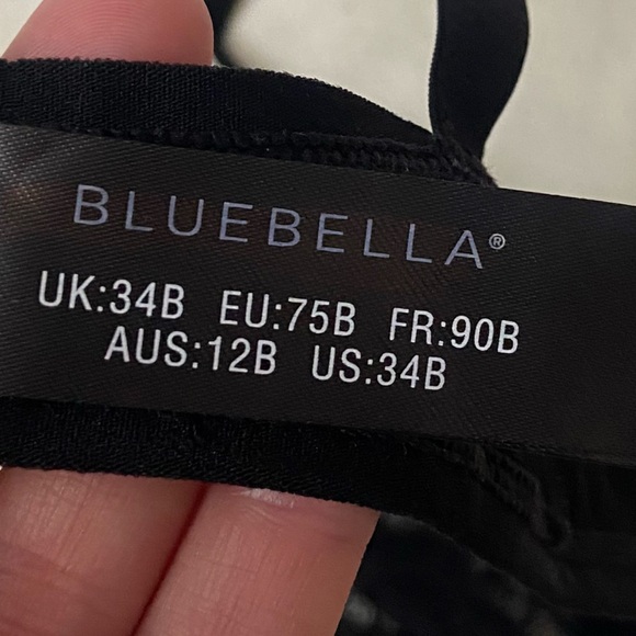 New! Bluebella fawn caged Black Lace Underwire Bra 1802 - Picture 13 of 14